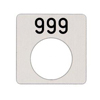 nummernschild für zylinderschloß - garderobenmarken